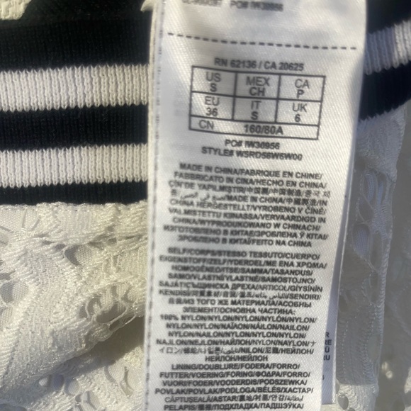 Guess White Lace Skirt 
Style #W5RD56W6W00 - Picture 4 of 6